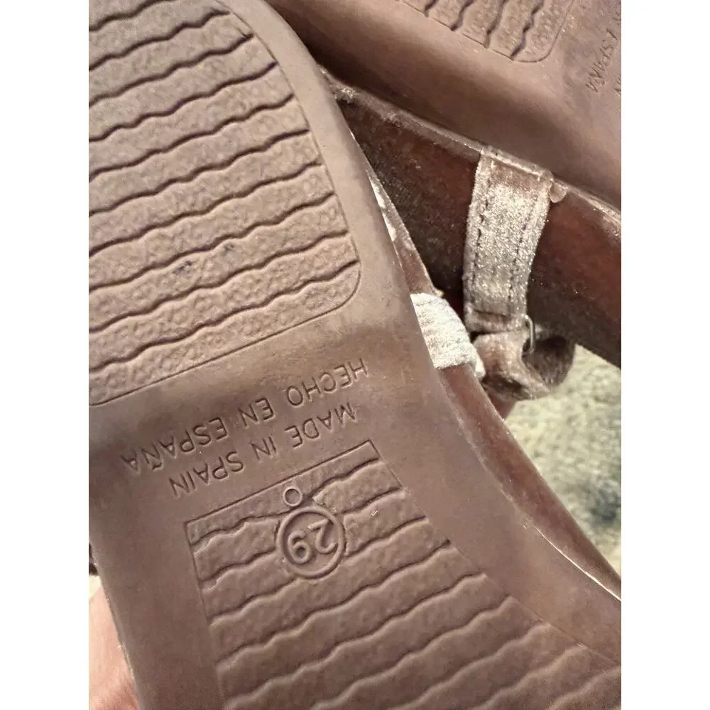 Children Chic Velvet Ballet Flat Rose Little Girls Size Sz 29 US Size 12
